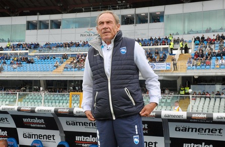 Serie A Pescara, Zeman: «Rosso Benali? Una brutta cosa...»