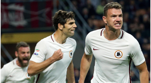 Serie A, Milan-Roma 1-4: Dzeko show e secondo posto