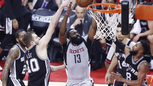 Harden stende gli Spurs, Cleveland spazza via Toronto