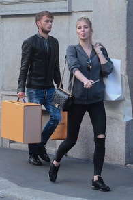 Ljajic e Sofia: shopping in centro a Milano
