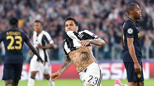 Champions League Juventus-Monaco 2-1: il tabellino