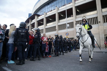 Champions League, scontri prima del derby di Madrid