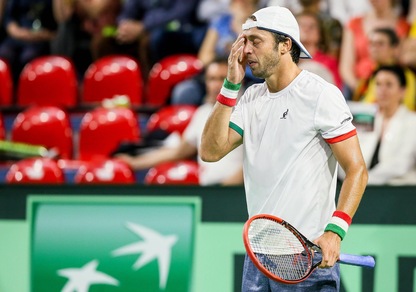 Internazionali, problema al polpaccio: Lorenzi non ci sarà