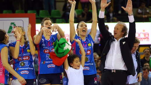 Volley: A1 Femminile, Novara in Paradiso, festeggia il primo scudetto