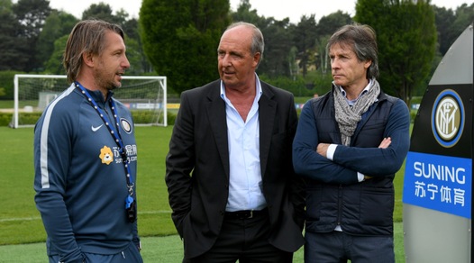 Inter, ad Appiano arriva l'Italia: la visita di Ventura e Lele Oriali
