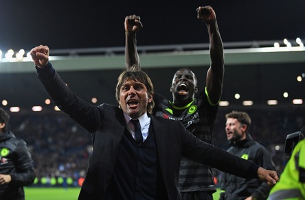 West Browmich-Chelsea 0-1: Conte conquista la Premier League