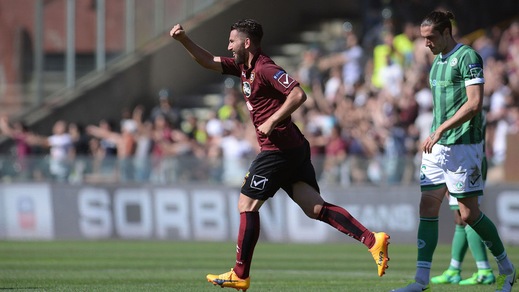 Salernitana-Avellino 2-0: Coda e Improta decidono il derby