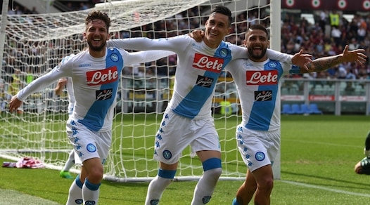 Serie A, Torino-Napoli 0-5: show azzurro all'Olimpico, Sarri al 2° posto
