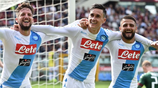 Serie A, per i quotisti ancora al top l'attacco del Napoli