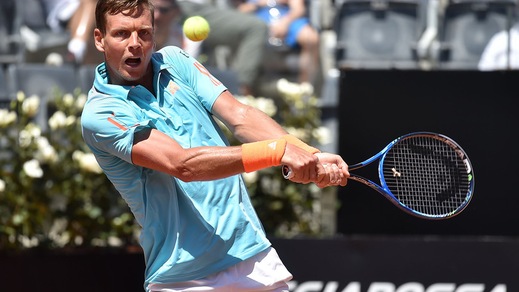 Internazionali Bnl d'Italia, Pouille ko all'esordio: avanza Berdych