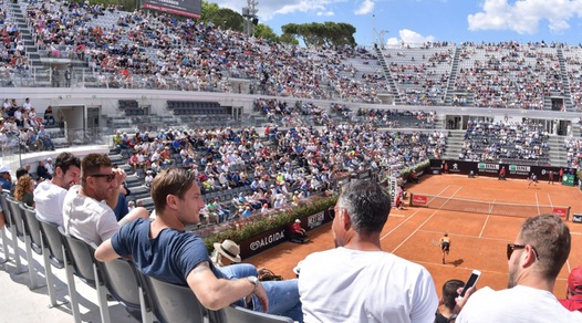 Internazionali d'Italia, boom di presenze: superato il record del 2016