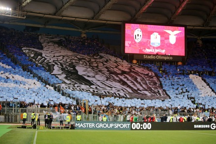 Lazio, cori razzisti: chiusa la curva Nord per due turni