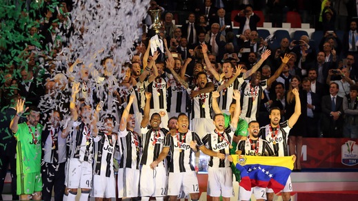 Coppa Italia, è festa Juventus all'Olimpico