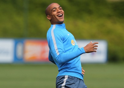 Inter: situazione critica, ma i giocatori in allenamento si divertono