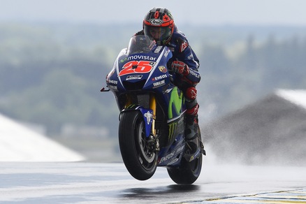 MotoGp Le Mans: Vinales risale in Fp4, Rossi terzo