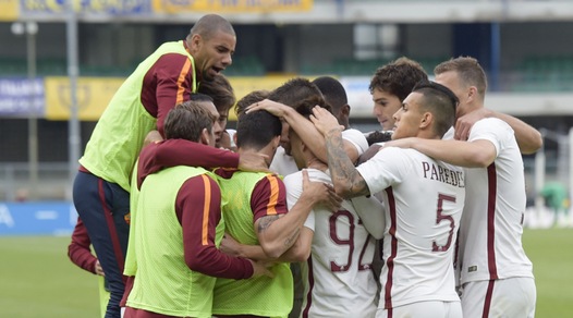 Serie A, Chievo Verona-Roma 3-5: doppiette El Shaarawy e Salah