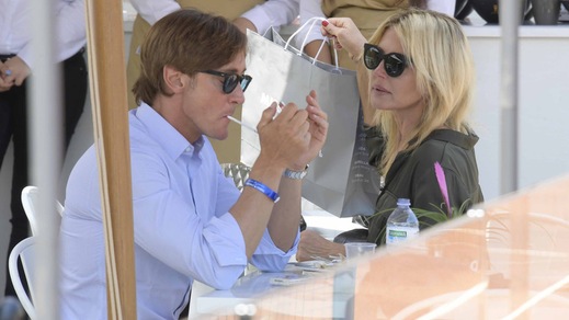 Internazionali, Margherita Granbassi e Nathalie Caldonazzo si godono il tennis a Roma