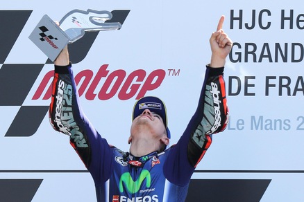 MotoGp Le Mans, Vinales: «Ultimo giro incredibile»