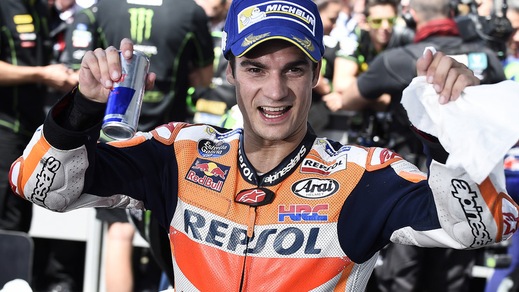 MotoGp Le Mans, Pedrosa: «Che regalo da Rossi»