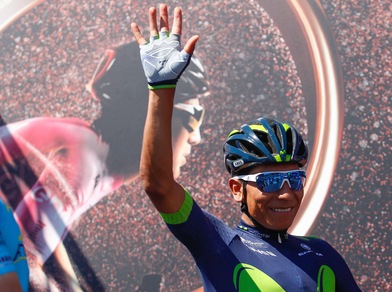 Giro d'Italia, Quintana: «Posso ancora prendermi la maglia rosa»