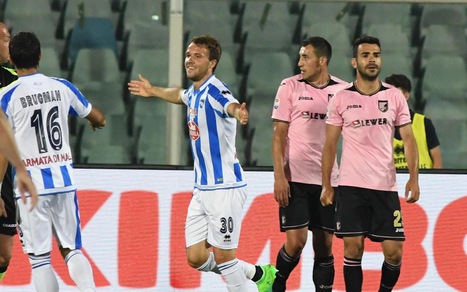 Pescara-Palermo 2-0: Zeman, sorriso amaro. In gol Muric e Mitrica
