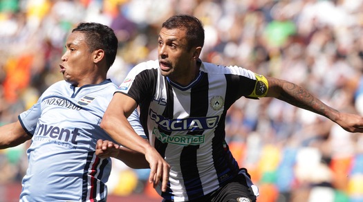 Serie A Sampdoria, Muriel: «Danilo e Udinese, scusatemi»