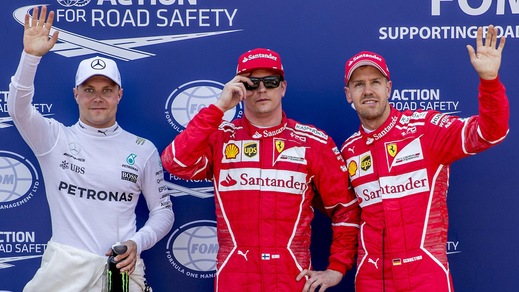 Spettacolo al Gp di Monaco: prima fila tutta Ferrari