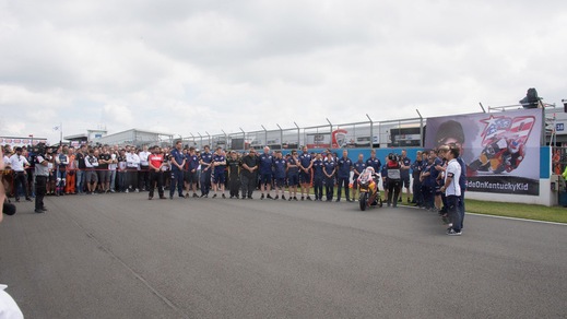 SBK, il ricordo di Hayden a Donington