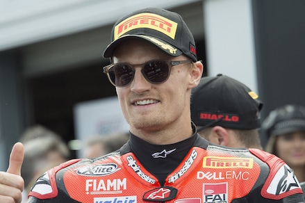 Sbk, Davies: «Felice del podio per i miei fan»