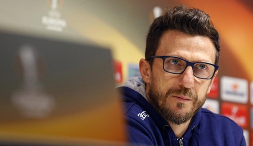 Di Francesco al lavoro per correre verso la Roma