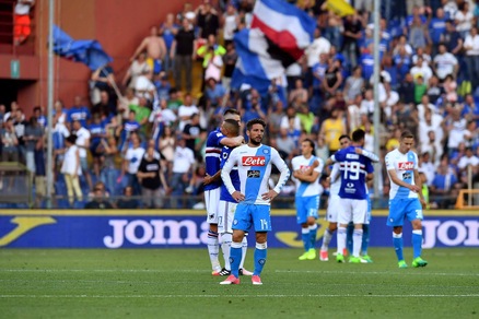 Serie A Sampdoria, maxi multa per i cori contro i tifosi napoletani
