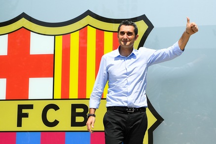 Barcellona, al Camp Nou è arrivato Valverde