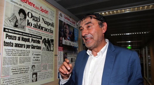 Napoli, Sarri: «Insigne mondiale. Juve? Presto chi fa più gol...»