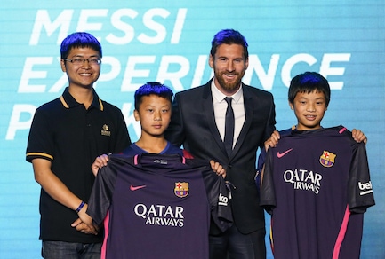 Una "Pulce" a Pechino: ecco il "Messi Experience Park"