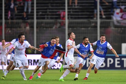 Serie B, finale play off: Carpi-Benevento, biancorossi avanti a 2,35
