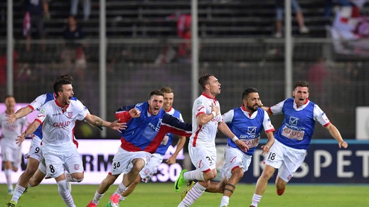 Serie B, finale play off: Carpi-Benevento, biancorossi avanti a 2,35