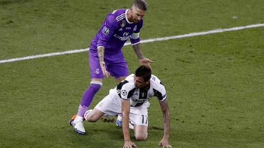 Champions League, scintille in campo fra Mandzukic e Sergio Ramos