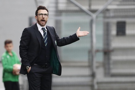 Roma, Di Francesco blocca Dzeko e Perotti. E sogna Berardi