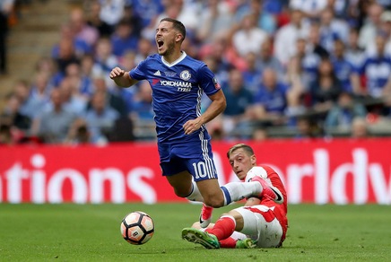 Chelsea, guai per Conte: Hazard fuori per 3 mesi