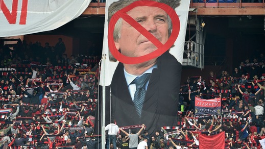 Serie A Genoa, contestazione senza sosta: «Preziosi, non ti vogliamo»