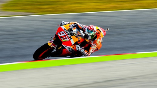 MotoGp, Catalogna: Marquez ancora primo, per Rossi decimo tempo