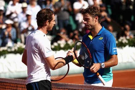 Roland Garros: Murray a casa, finale Wawrinka-Nadal