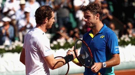 Roland Garros: Murray a casa, finale Wawrinka-Nadal
