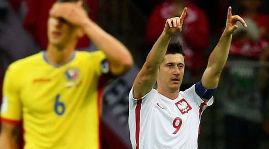Mondiali 2018: Polonia-Romania 3-1, Lewandowski serve la tripletta