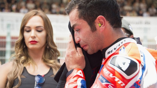 MotoGp, Petrucci: «Volevo il podio, ma ho fatto un errore»