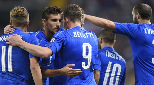 Italia, 5 gol al Liechtenstein verso Russia 2018