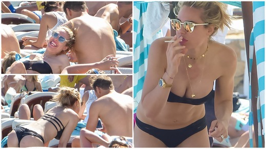 Totti e Ilary Blasi, sorrisi e relax con i figli a Mykonos