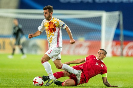 Europei Under 21, gruppo B: Serbia-Spagna 0-1; Macedonia-Portogallo 2-4