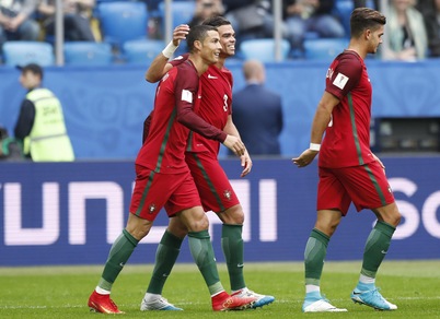 Confederations Cup: Nuova Zelanda-Portogallo 0-4, le immagini del poker
