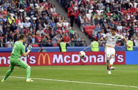 Confederations Cup: Messico-Russia 2-1, Hector Moreno vola in semifinale